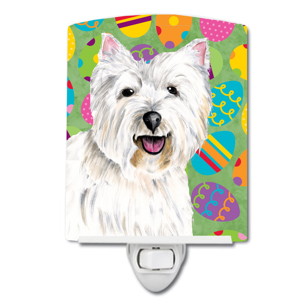 Westie Easter Eggtravaganza Ceramic Night Light SC9450CNL - the-store.com