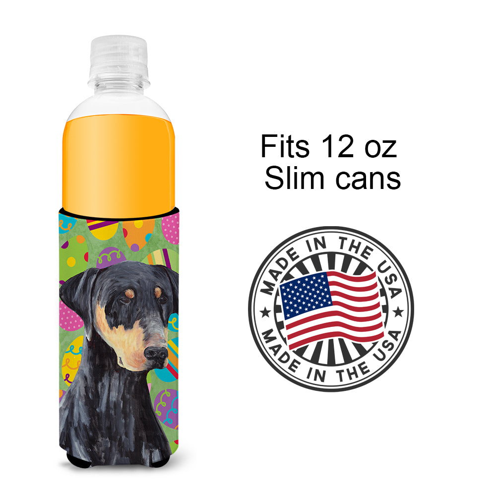 Doberman Easter Eggtravaganza Ultra Beverage Insulators for slim cans SC9457MUK.