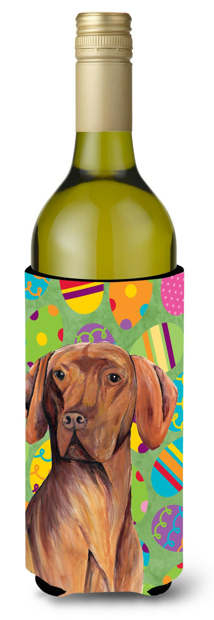 Vizsla Easter Eggtravaganza Wine Bottle Beverage Insulator Beverage Insulator Hugger SC9458LITERK by Caroline's Treasures