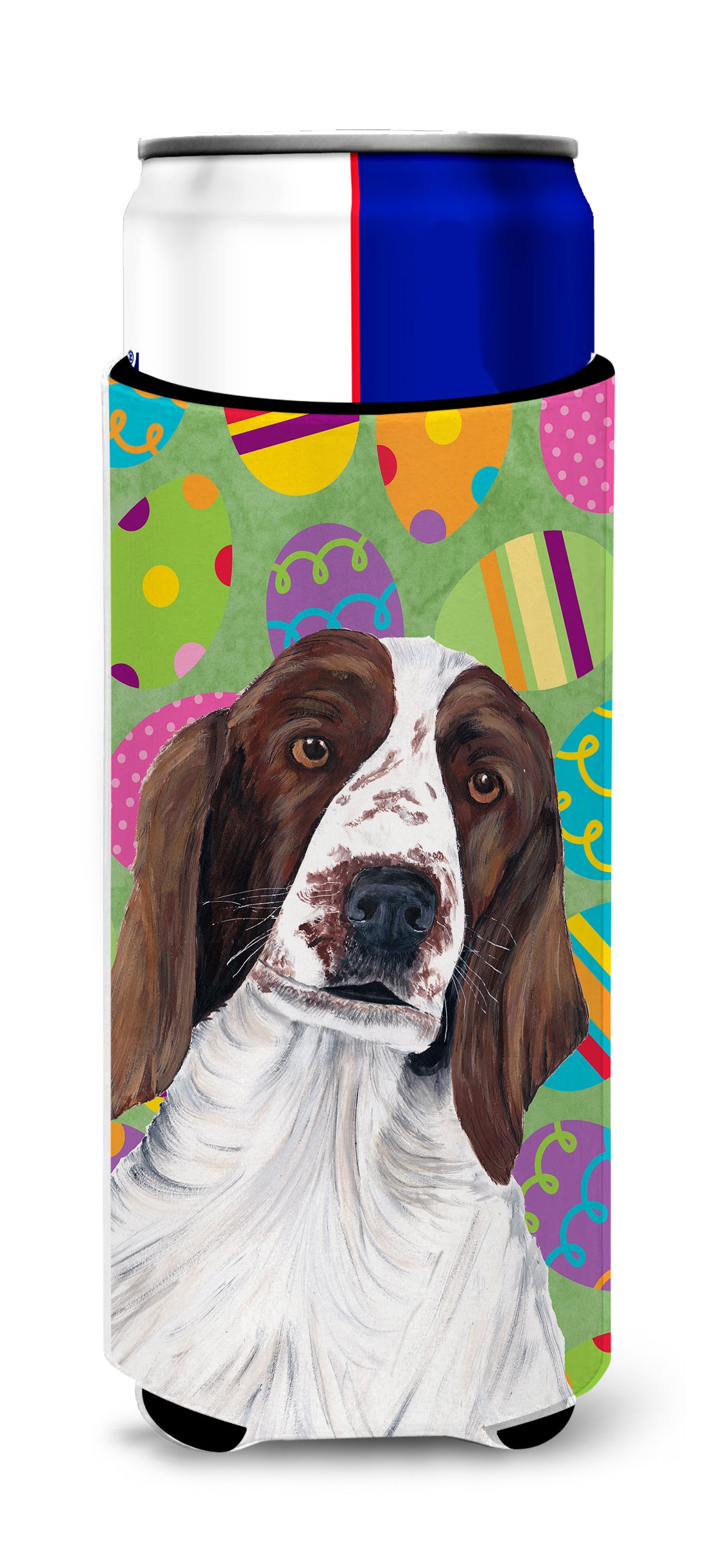 Welsh Springer Spaniel Easter Eggtravaganza Ultra Beverage Insulators for slim cans SC9460MUK.