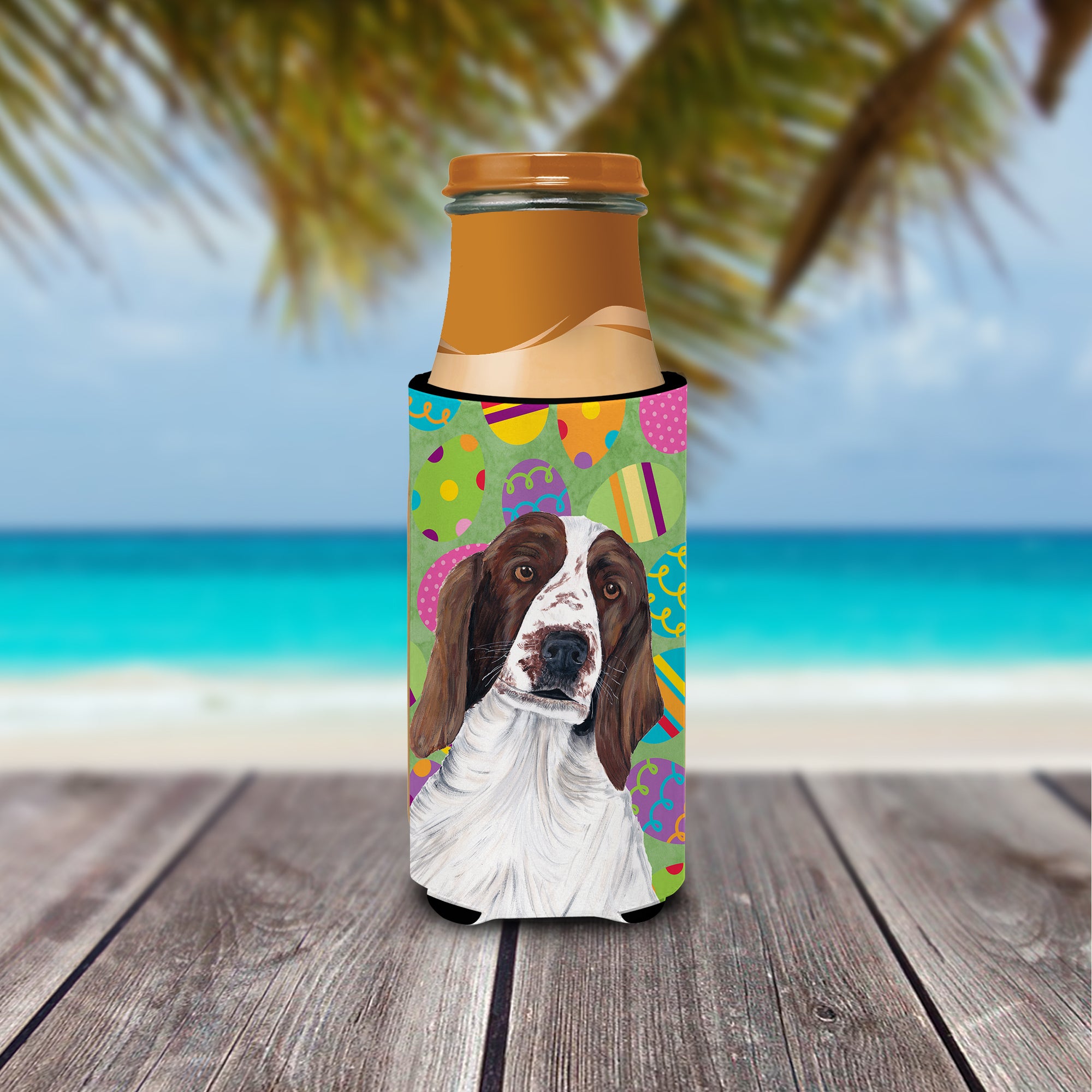 Welsh Springer Spaniel Easter Eggtravaganza Ultra Beverage Insulators for slim cans SC9460MUK.