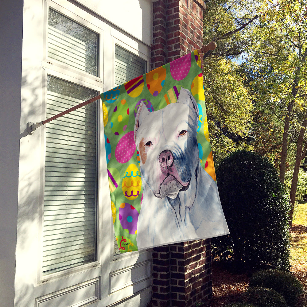 Pit Bull Easter Eggtravaganza Flag Canvas House Size  the-store.com.