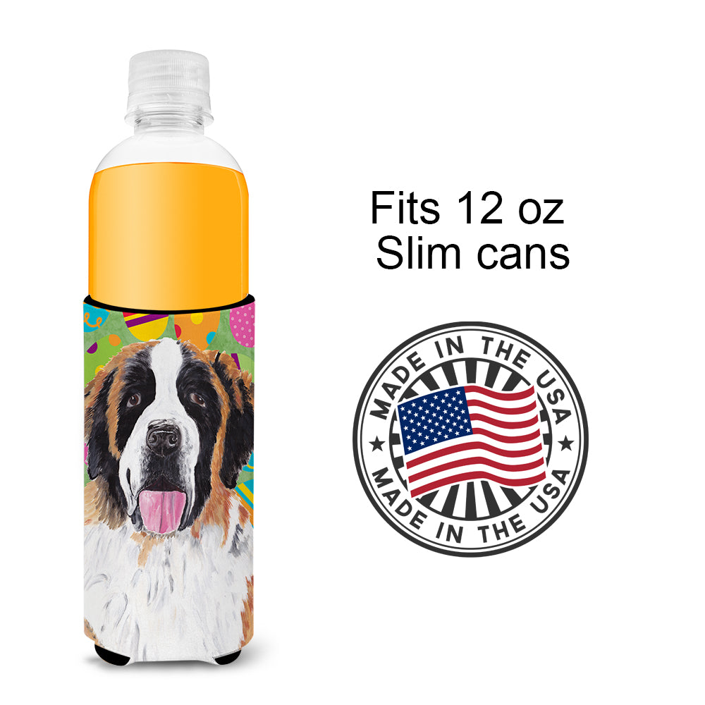 Saint Bernard Easter Eggtravaganza Ultra Beverage Insulators for slim cans SC9462MUK.