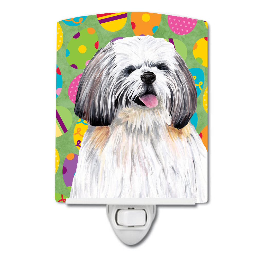 Shih Tzu Easter Eggtravaganza Ceramic Night Light SC9463CNL - the-store.com