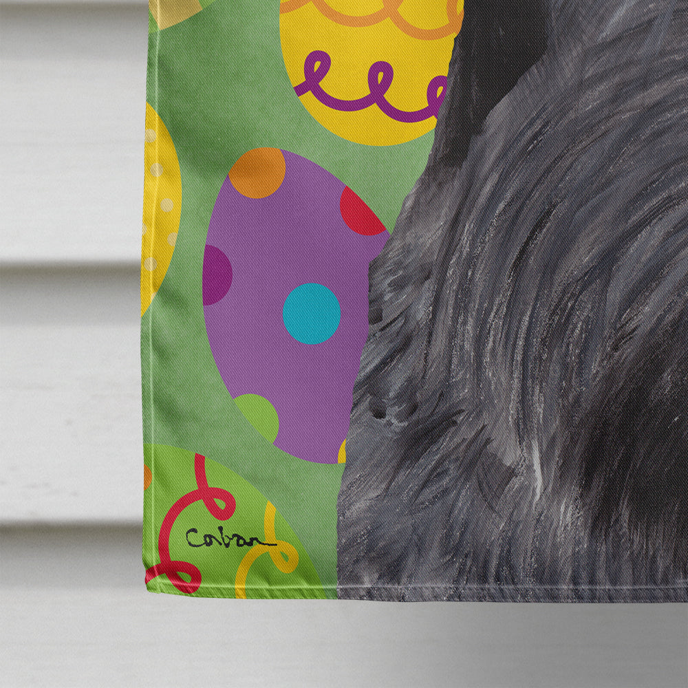 Scottish Terrier Easter Eggtravaganza Flag Canvas House Size  the-store.com.