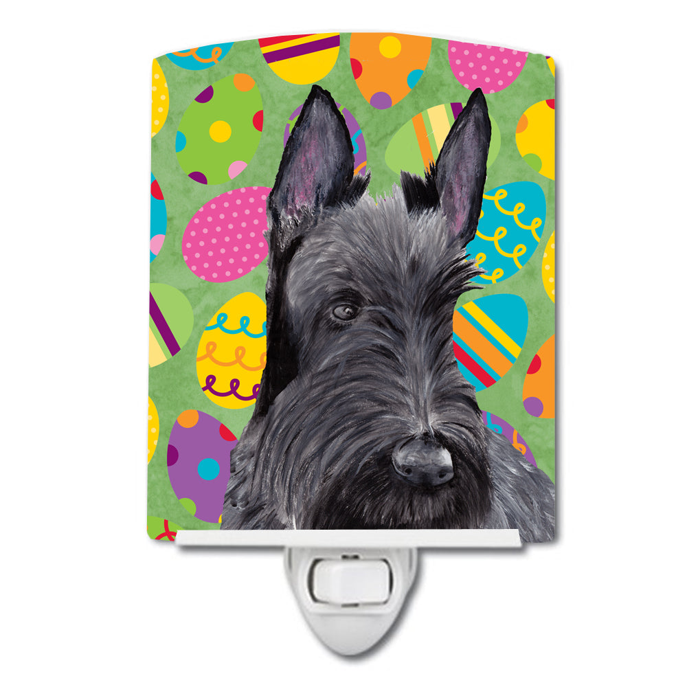 Scottish Terrier Easter Eggtravaganza Ceramic Night Light SC9466CNL - the-store.com