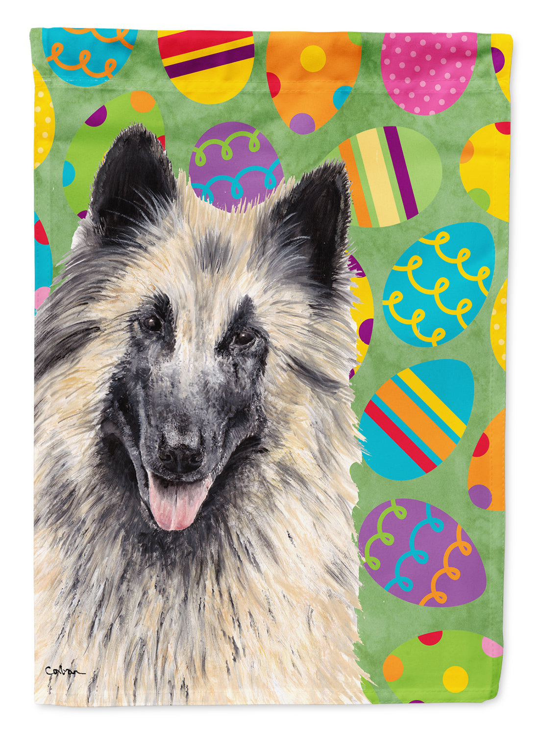 Belgian Tervuren Easter Eggtravaganza Flag Canvas House Size  the-store.com.