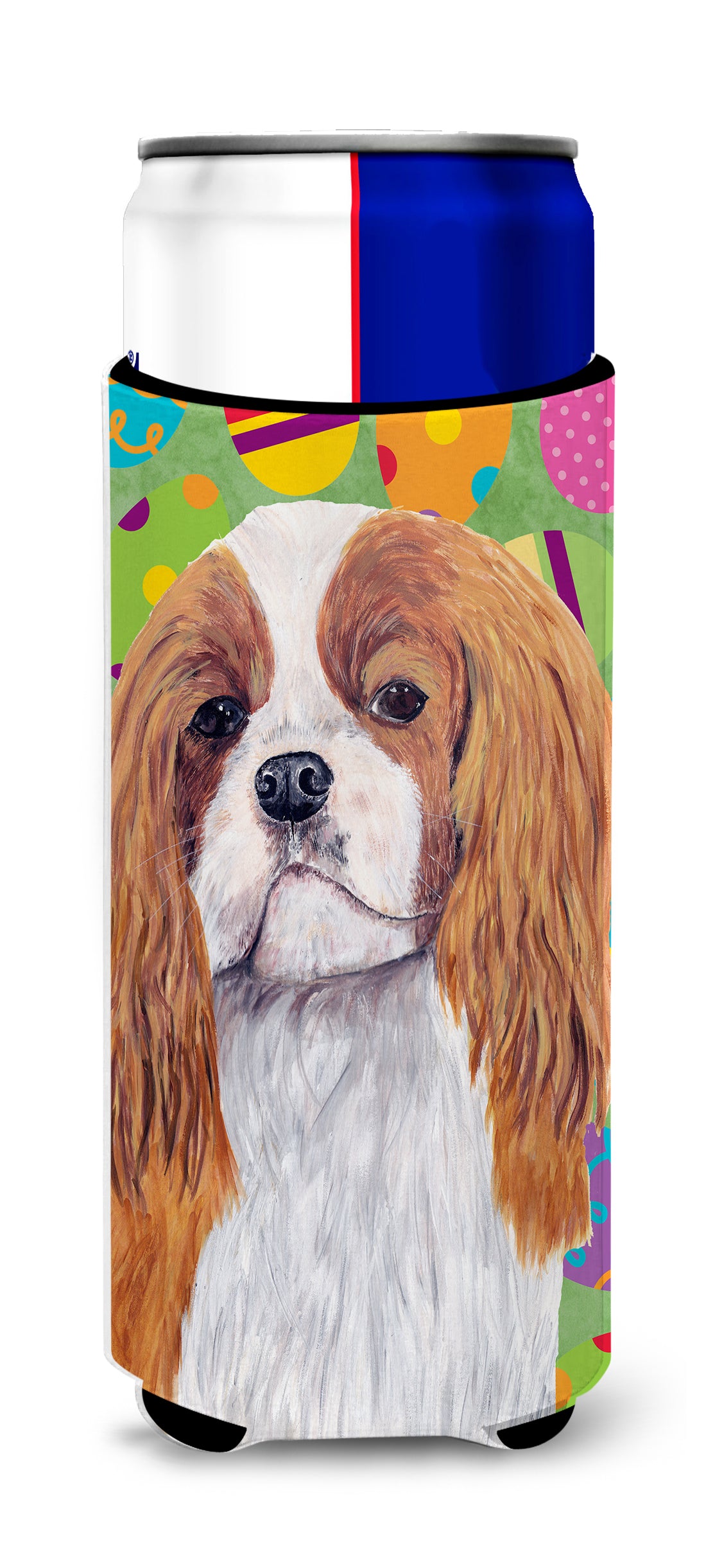 Cavalier Spaniel Easter Eggtravaganza Ultra Beverage Insulators for slim cans SC9474MUK.