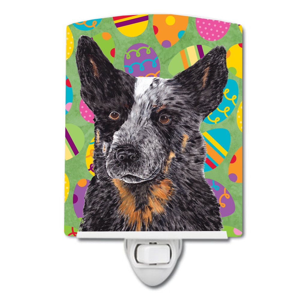 Australian Cattle Dog Easter Eggtravaganza Ceramic Night Light SC9476CNL - the-store.com