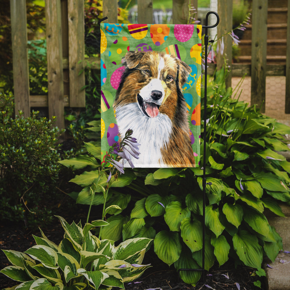 Australian Shepherd Easter Eggtravaganza Flag Garden Size  the-store.com.