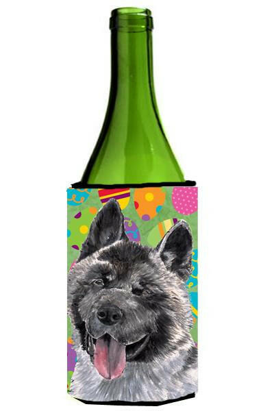 Akita Easter Eggtravaganza Wine Bottle Beverage Insulator Hugger SC9488LITERK by Caroline&#39;s Treasures