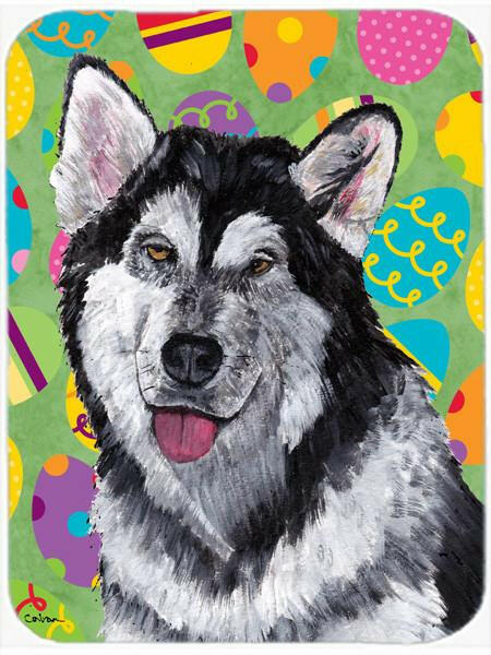 Alaskan Malamute Easter Eggtravaganza Mouse Pad, Hot Pad or Trivet SC9489MP by Caroline's Treasures