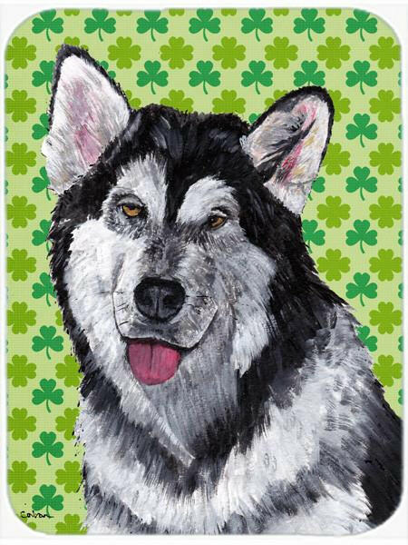 Alaskan Malamute St. Patrick's Day Shamrock Mouse Pad, Hot Pad or Trivet SC9493MP by Caroline's Treasures