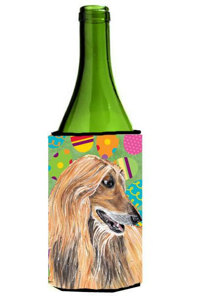 Afghan Hound Easter Eggtravaganza Wine Bottle Beverage Insulator Hugger SC9500LITERK by Caroline&#39;s Treasures