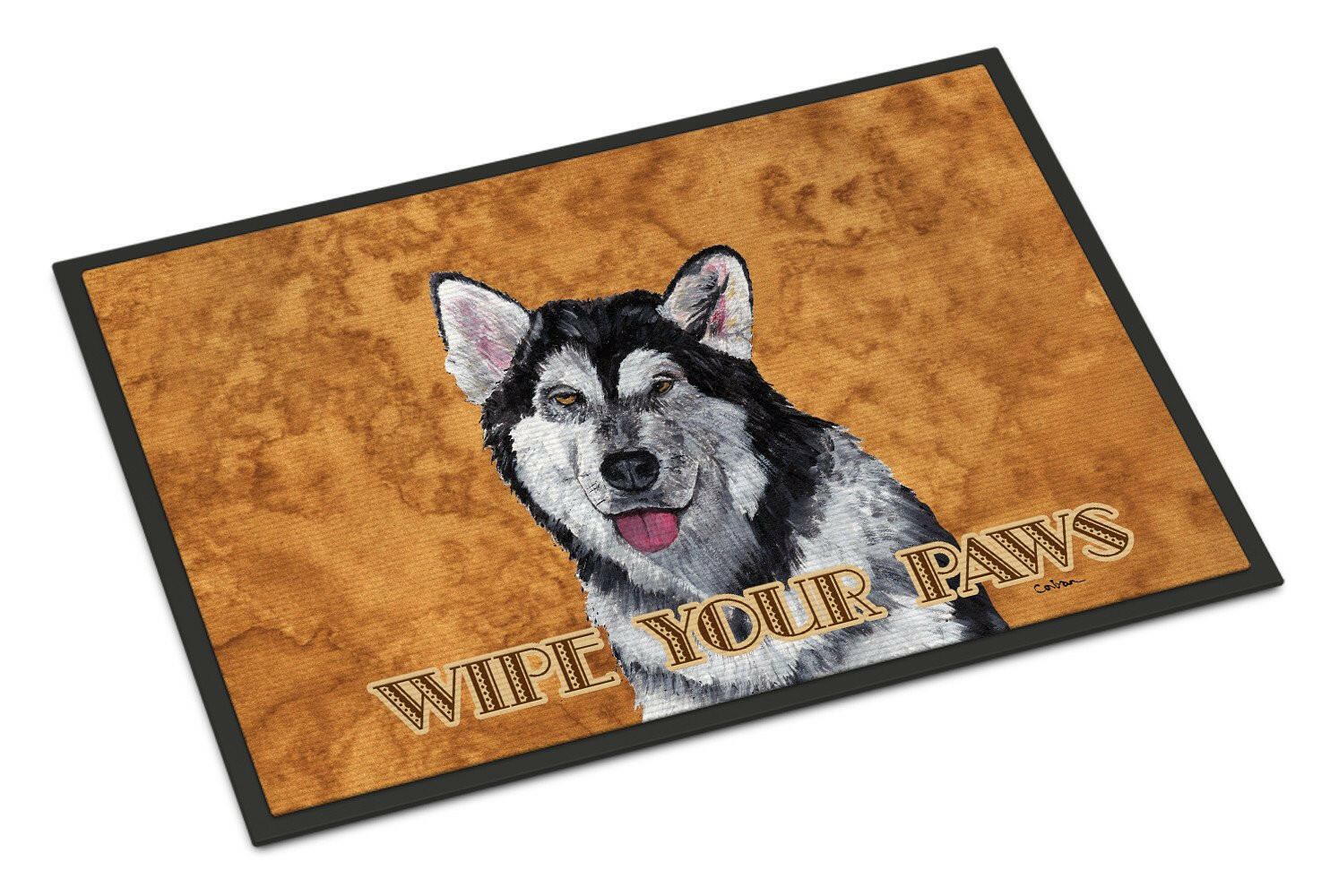 Alaskan Malamute Indoor or Outdoor Mat 18x27 SC9507MAT - the-store.com