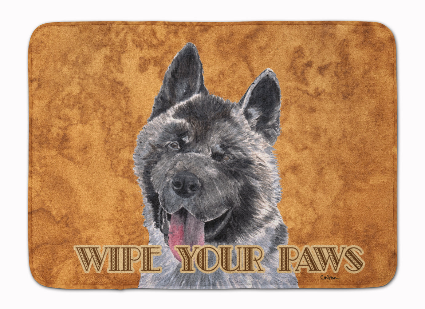 Akita Wipe your Paws Machine Washable Memory Foam Mat SC9508RUG - the-store.com