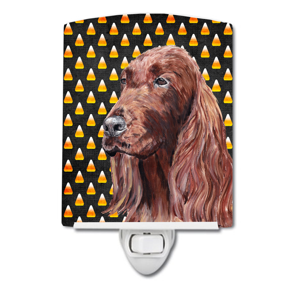 Irish Setter Candy Corn Halloween Ceramic Night Light SC9524CNL - the-store.com