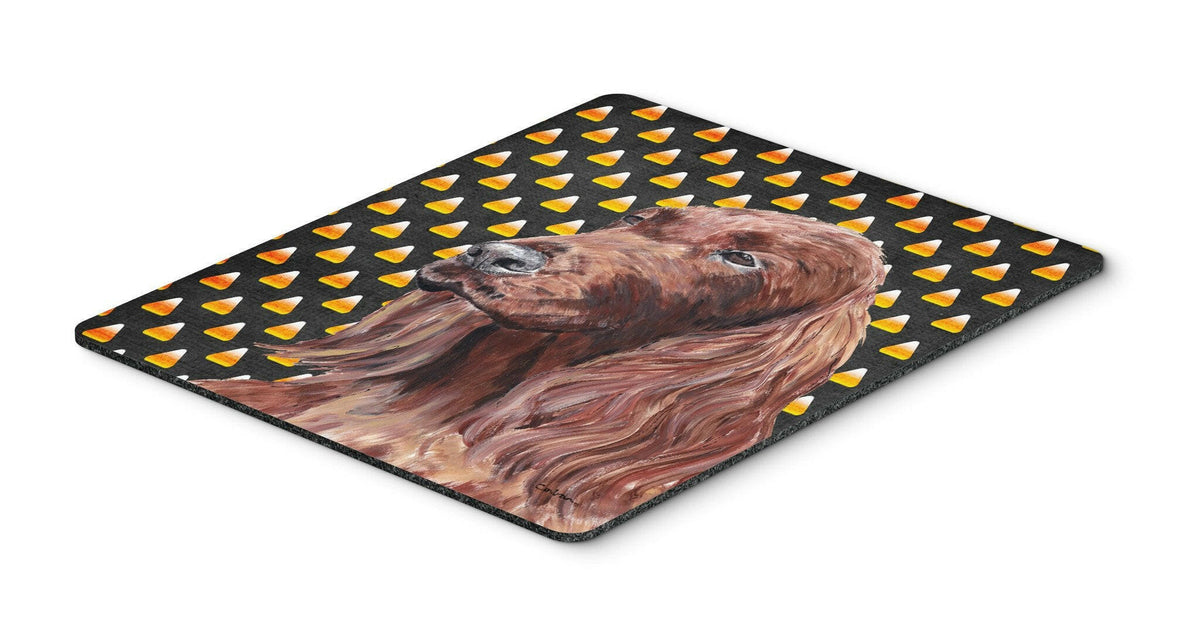 Irish Setter Halloween Candy Corn Mouse Pad, Hot Pad or Trivet by Caroline&#39;s Treasures