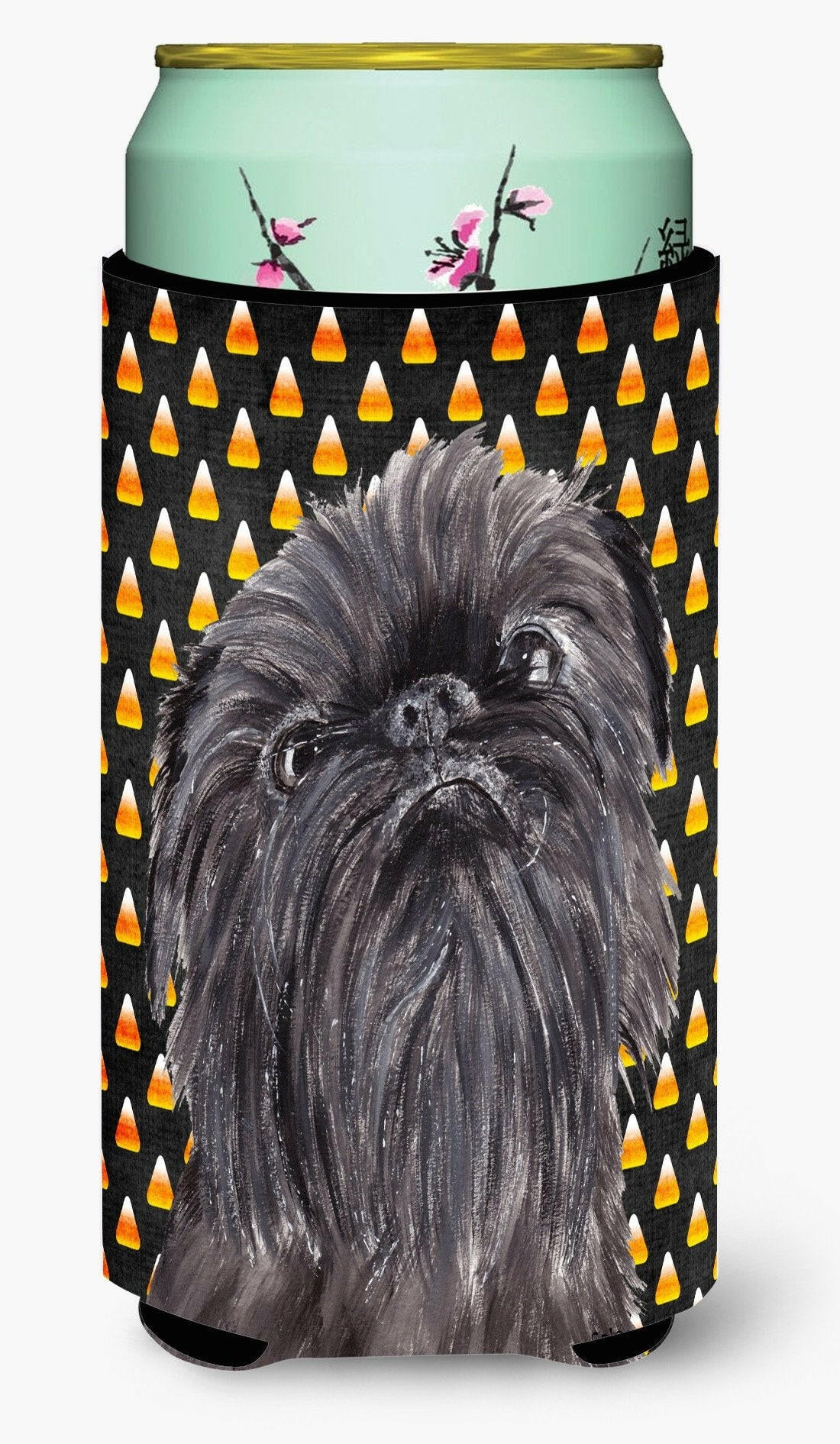 Brussels Griffon Halloween Candy Corn Tall Boy Beverage Insulator Beverage Insulator Hugger by Caroline's Treasures