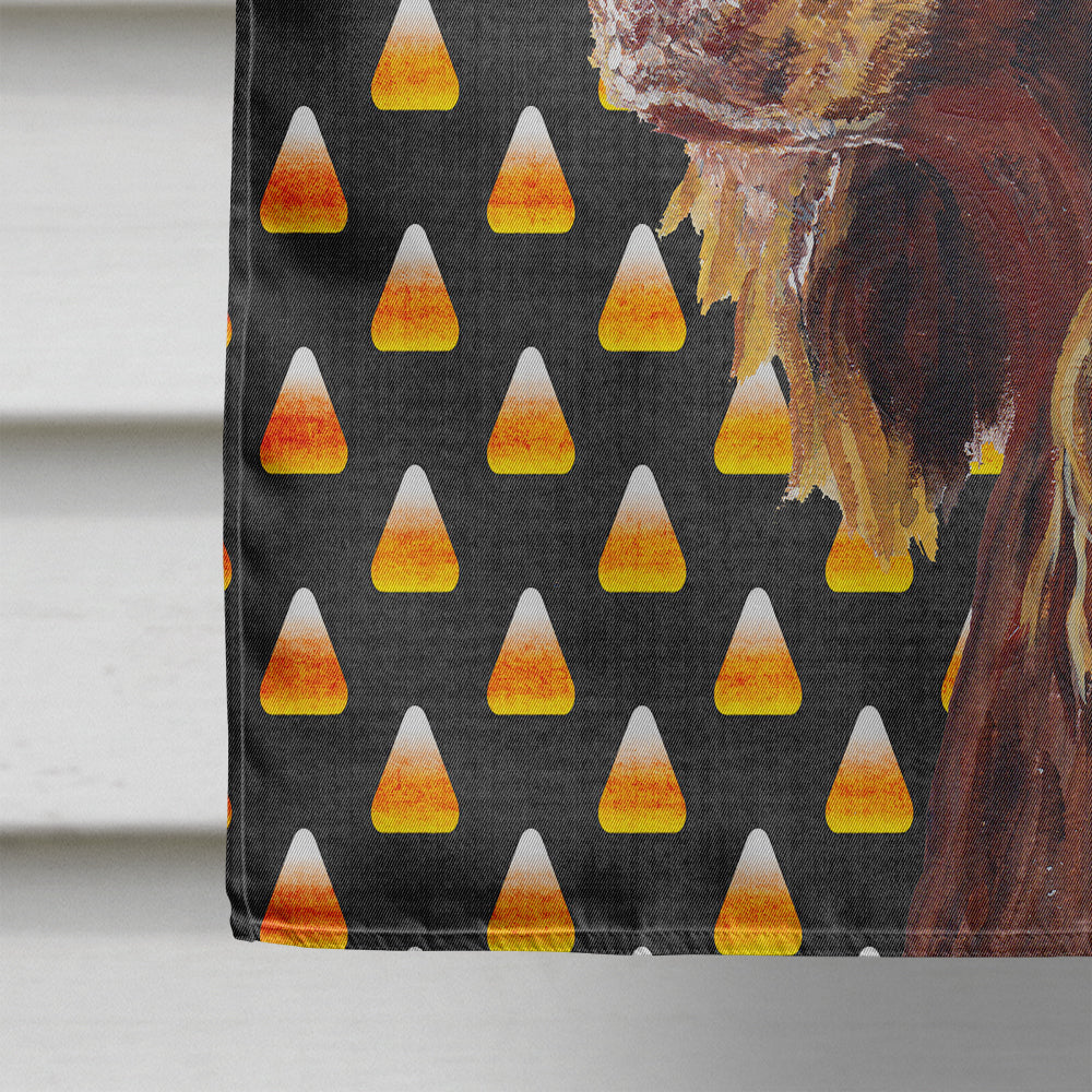 Boykin Spaniel Halloween Candy Corn Flag Canvas House Size  the-store.com.