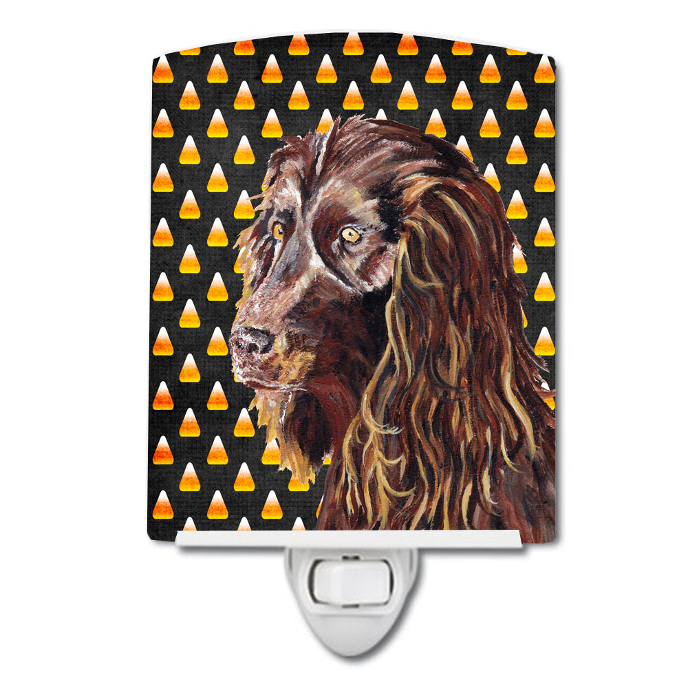 Boykin Spaniel  Candy Corn Halloween Ceramic Night Light SC9532CNL - the-store.com