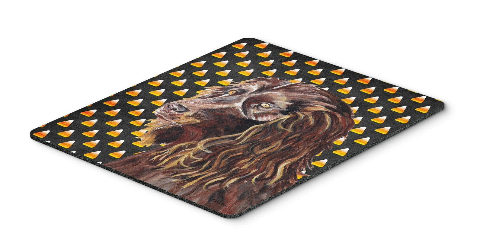 Boykin Spaniel Halloween Candy Corn Mouse Pad, Hot Pad or Trivet by Caroline's Treasures