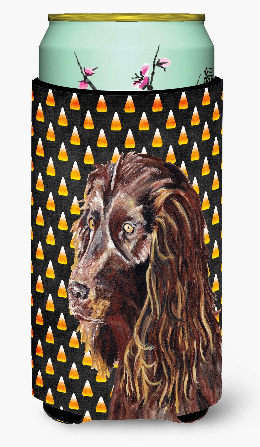 Boykin Spaniel Halloween Candy Corn Tall Boy Beverage Insulator Beverage Insulator Hugger by Caroline's Treasures