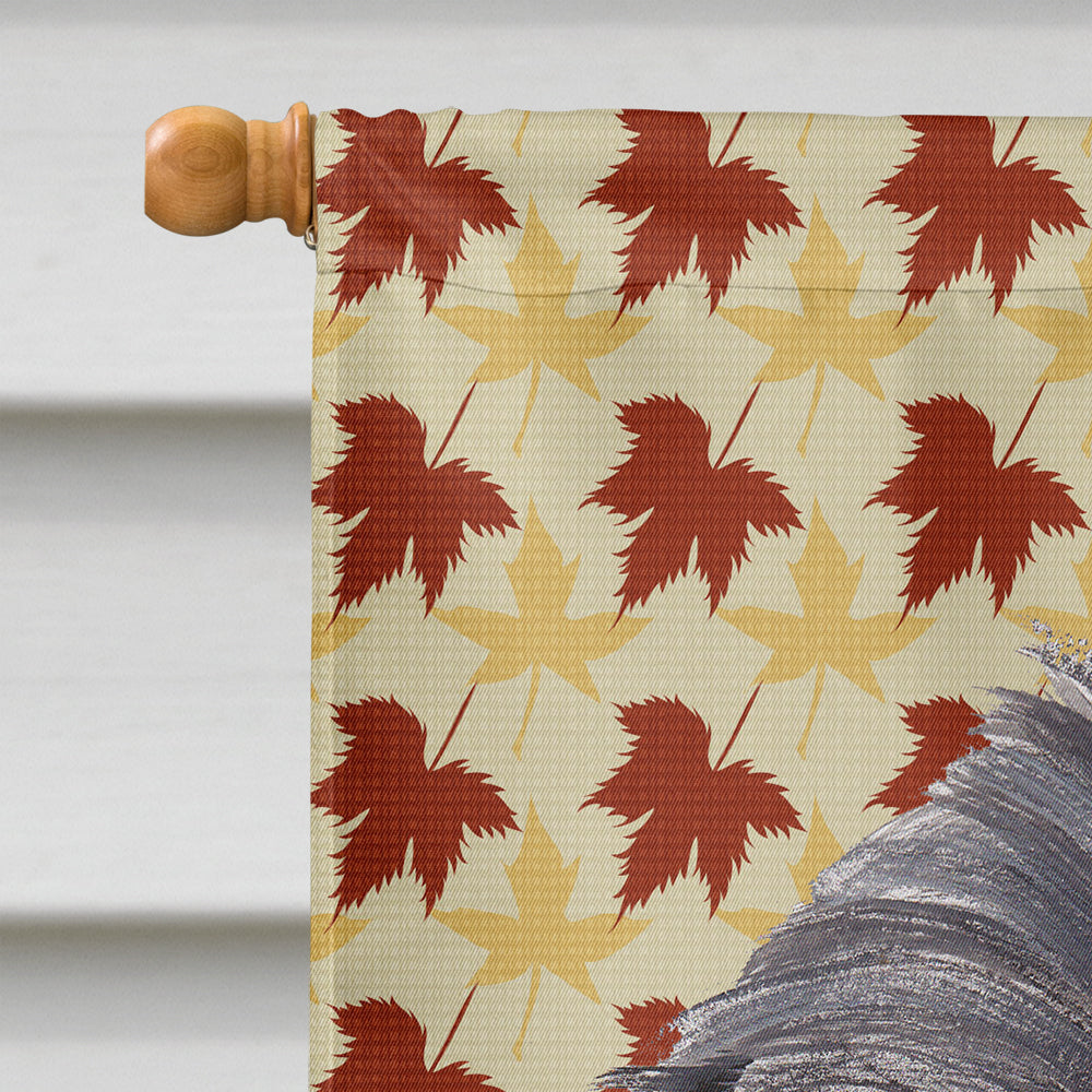 Brussels Griffon Fall Leaves Flag Canvas House Size  the-store.com.