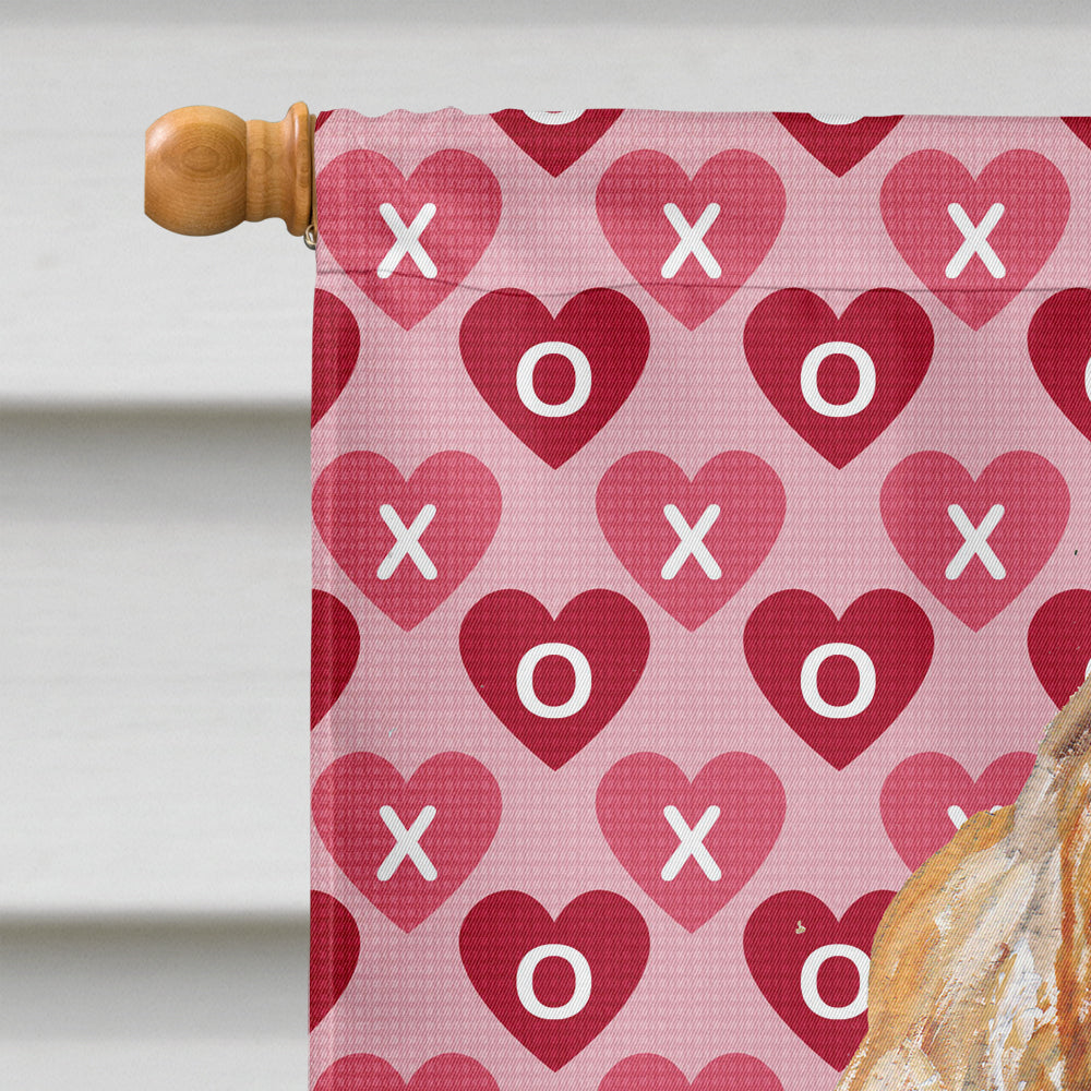 Cocker Spaniel Valentine's Love Flag Canvas House Size  the-store.com.