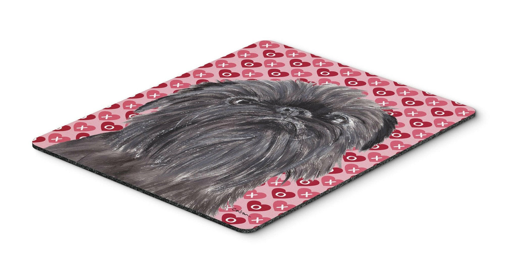 Brussels Griffon Valentine's Love Mouse Pad, Hot Pad or Trivet by Caroline's Treasures