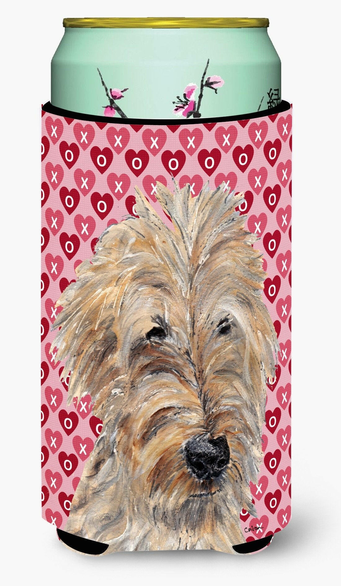 Goldendoodle Valentine's Love Tall Boy Beverage Insulator Beverage Insulator Hugger by Caroline's Treasures