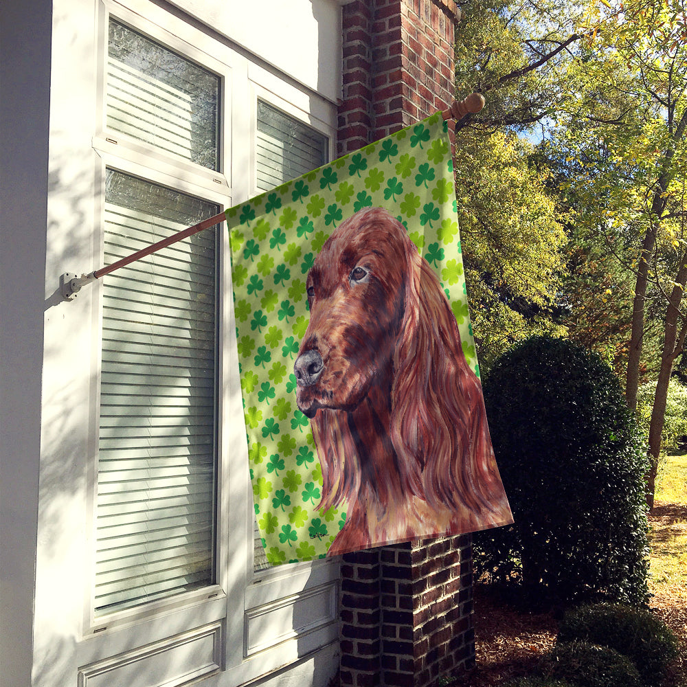 Irish Setter St Patrick's Irish Flag Canvas House Size  the-store.com.