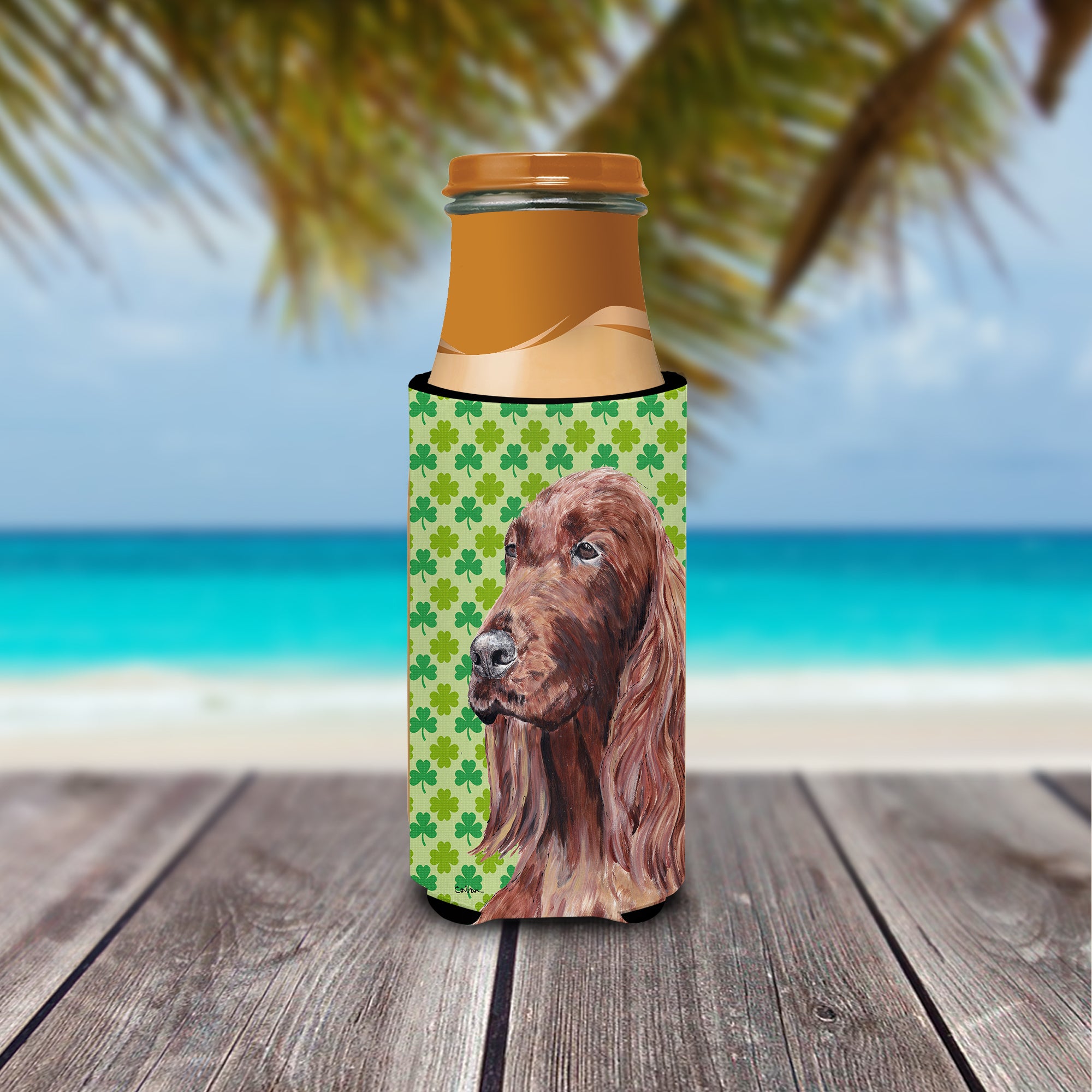 Irish Setter St Patrick's Irish Ultra Beverage Insulators for slim cans.