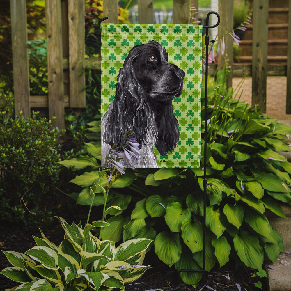 Cocker Spaniel St Patrick's Irish Flag Garden Size.