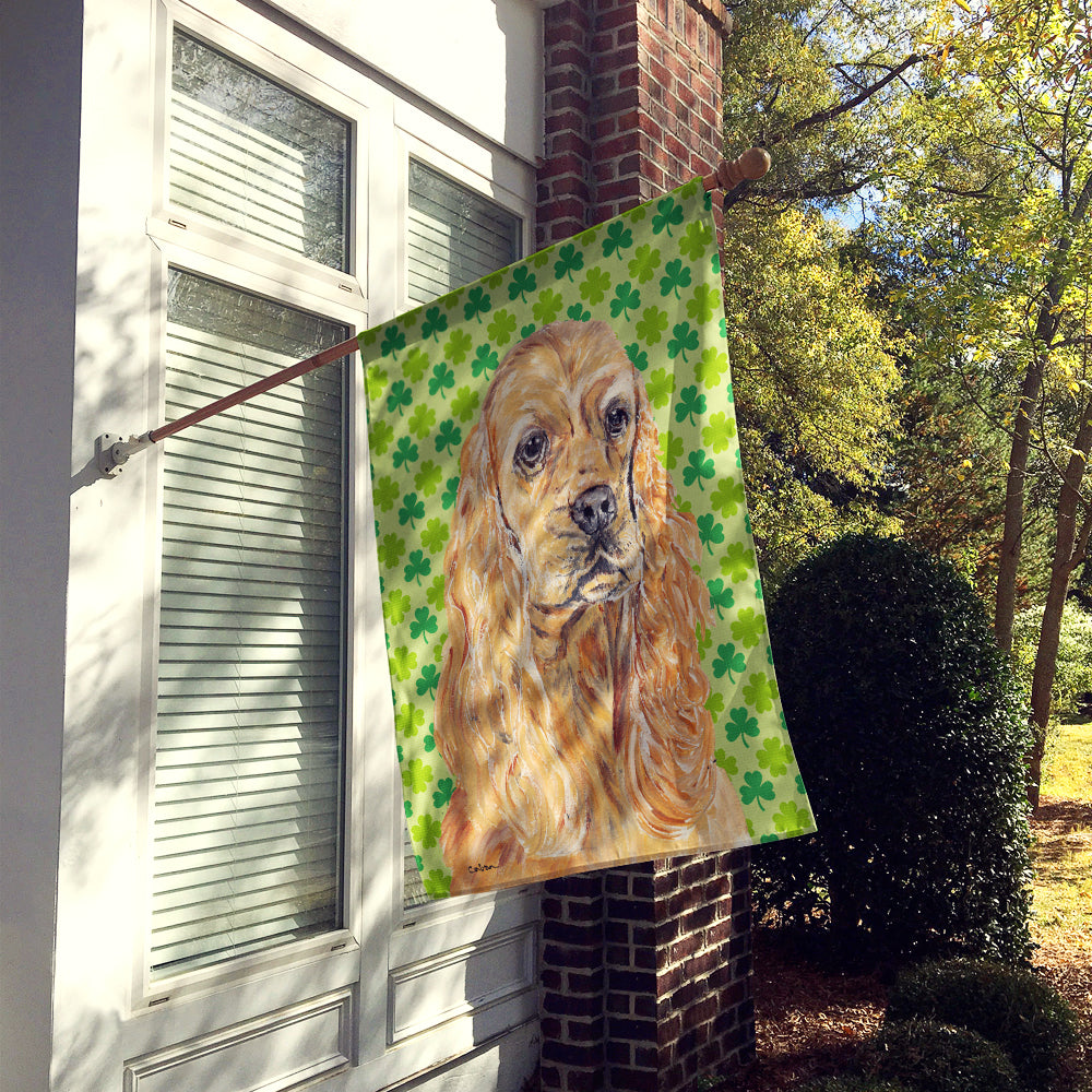 Cocker Spaniel St Patrick's Irish Flag Canvas House Size  the-store.com.