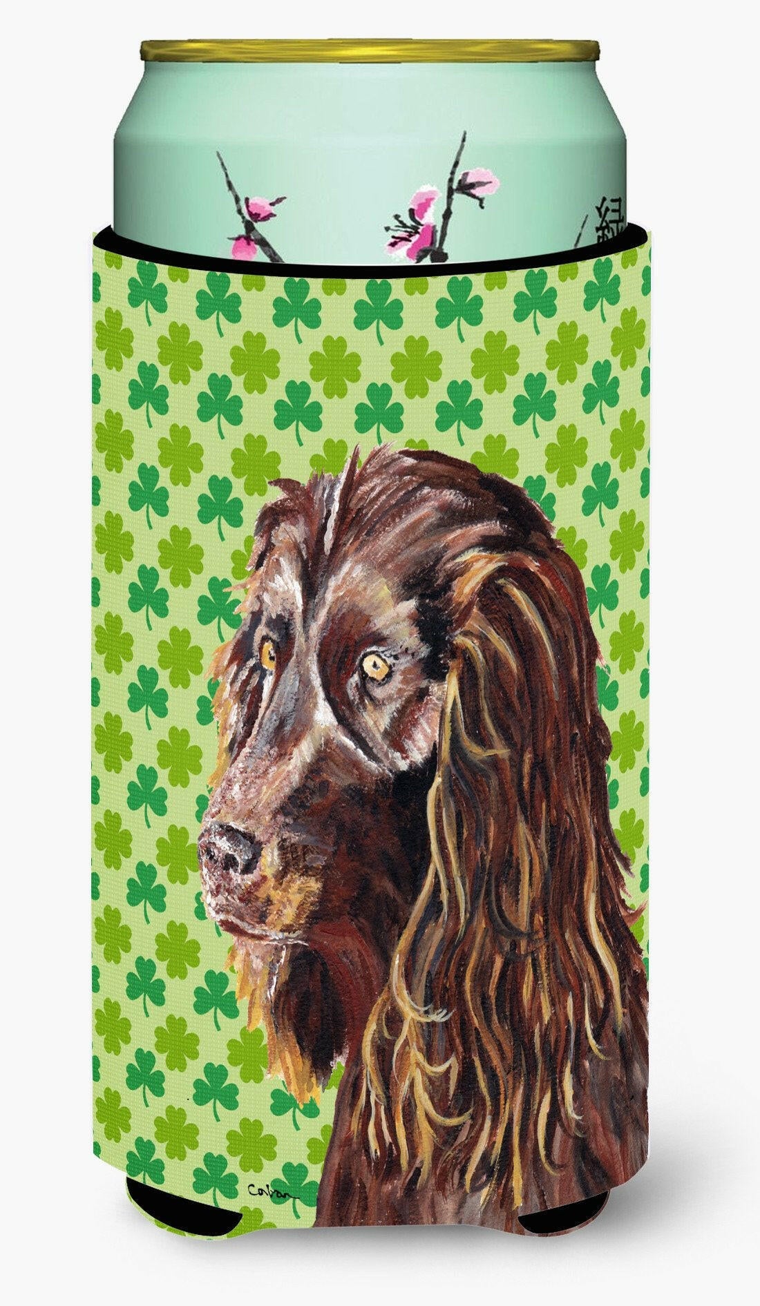 Boykin Spaniel St Patrick's Irish Tall Boy Beverage Insulator Beverage Insulator Hugger by Caroline's Treasures