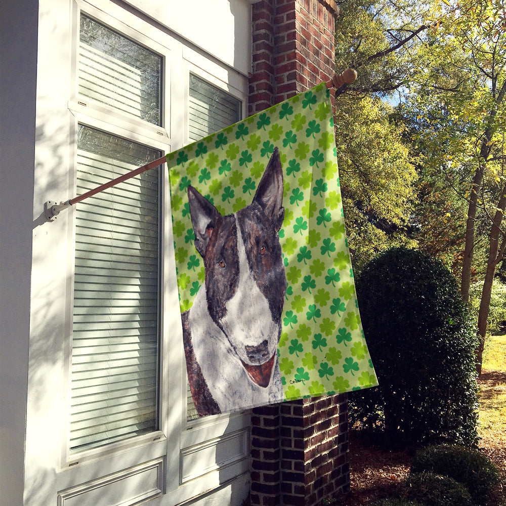 Bull Terrier St Patrick's Irish Flag Canvas House Size  the-store.com.