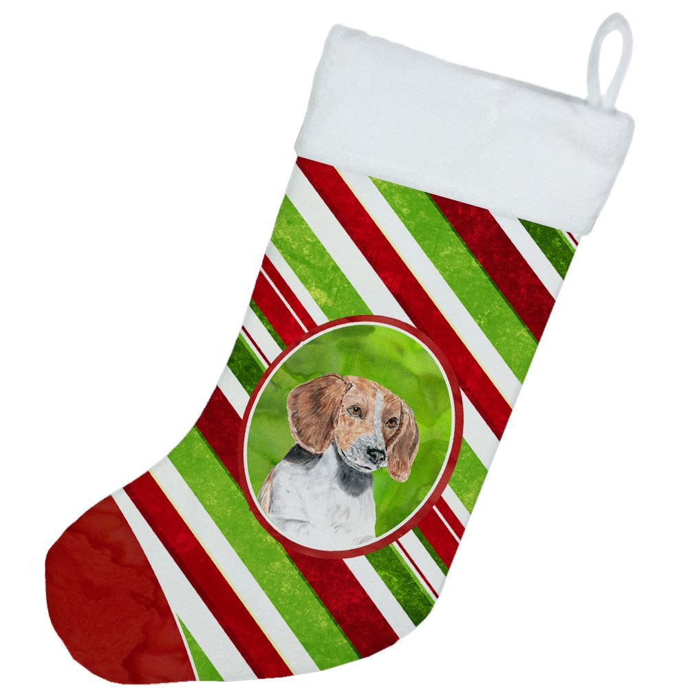 English Foxhound Candy Cane Christmas Christmas Stocking SC9621-CS  the-store.com.