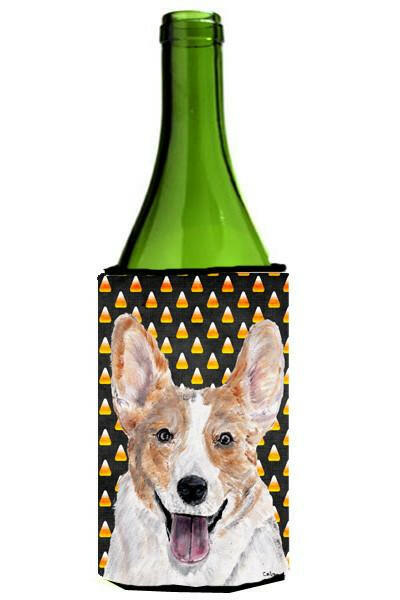 Cardigan Corgi Candy Corn Halloween Wine Bottle Beverage Insulator Hugger SC9648LITERK by Caroline's Treasures