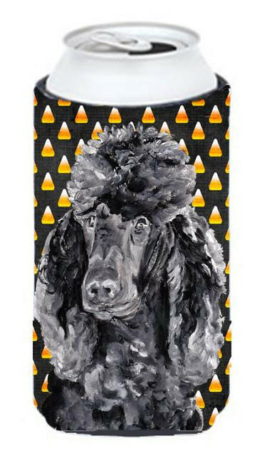 Black Standard Poodle Candy Corn Halloween Tall Boy Beverage Insulator Hugger SC9650TBC by Caroline's Treasures