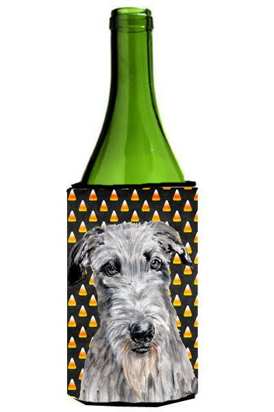 Scottish Deerhound Candy Corn Halloween Wine Bottle Beverage Insulator Hugger SC9658LITERK by Caroline&#39;s Treasures