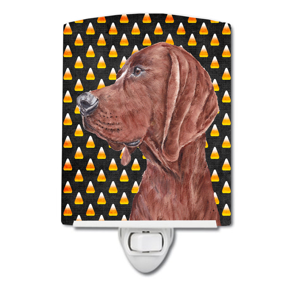 Redbone Coonhound Candy Corn Halloween Ceramic Night Light SC9659CNL - the-store.com