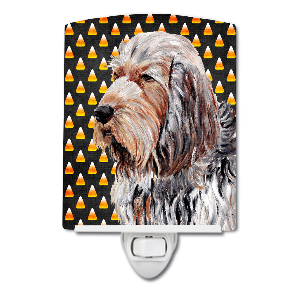 Otterhound Candy Corn Halloween Ceramic Night Light SC9660CNL - the-store.com