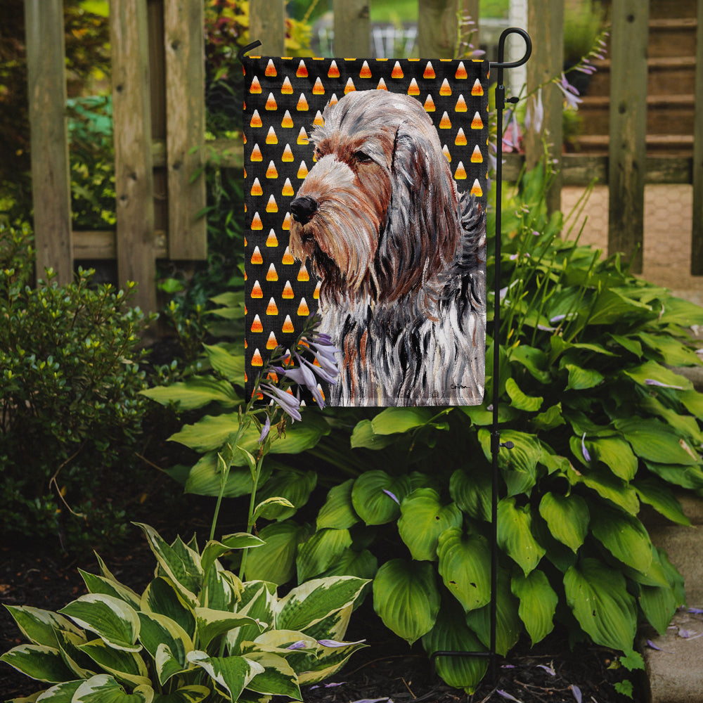 Otterhound Candy Corn Halloween Flag Garden Size SC9660GF  the-store.com.