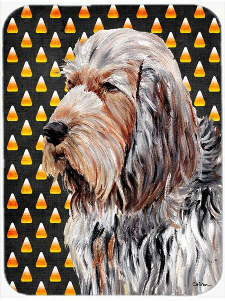 Otterhound Candy Corn Halloween Glass Cutting Board Large Size SC9660LCB by Caroline's Treasures