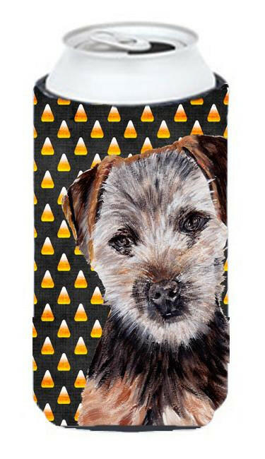 Norfolk Terrier Puppy Candy Corn Halloween Tall Boy Beverage Insulator Hugger SC9663TBC by Caroline's Treasures