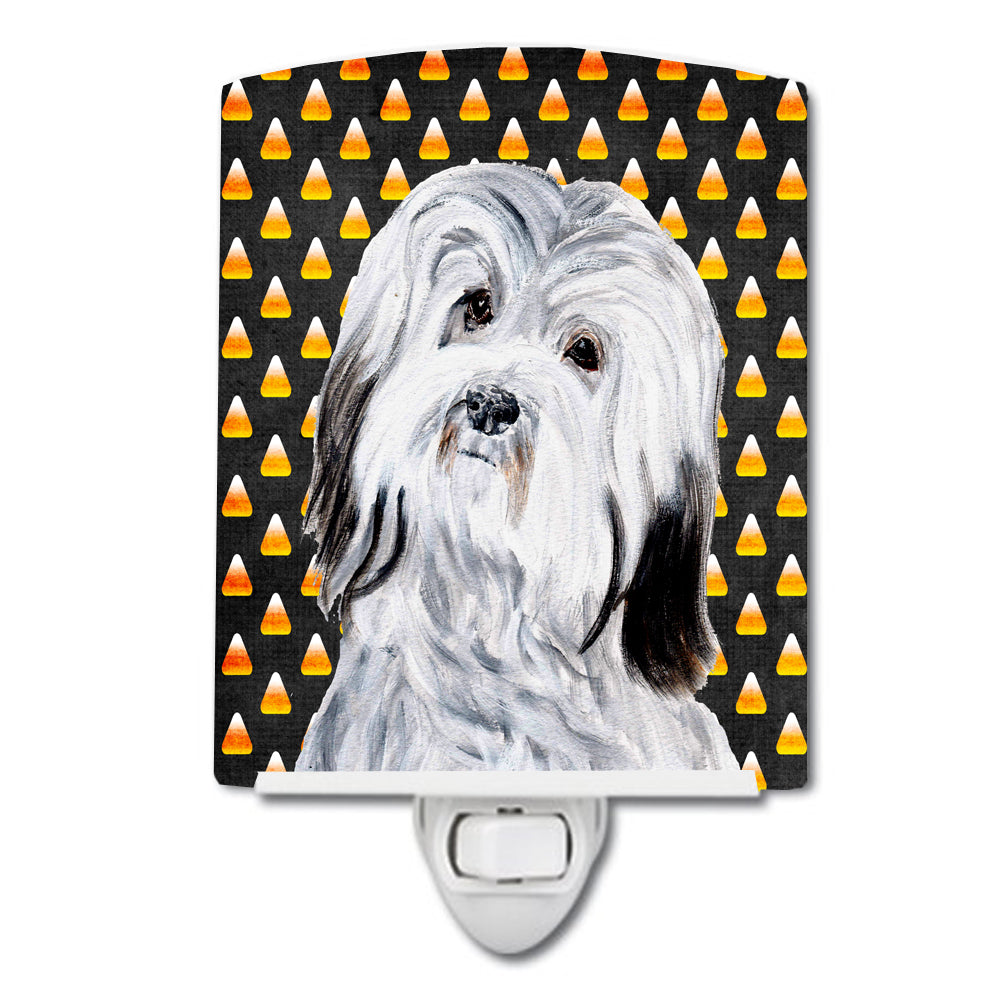 Havanese Candy Corn Halloween Ceramic Night Light SC9665CNL - the-store.com