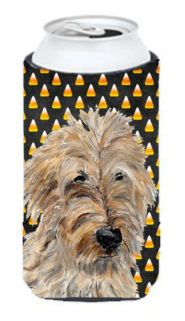 Golden Doodle 2 Candy Corn Halloween Tall Boy Beverage Insulator Hugger SC9667TBC by Caroline&#39;s Treasures