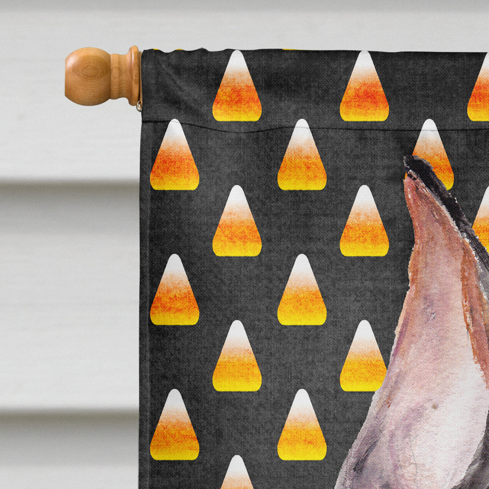 German Pinscher Candy Corn Halloween Flag Canvas House Size SC9668CHF  the-store.com.