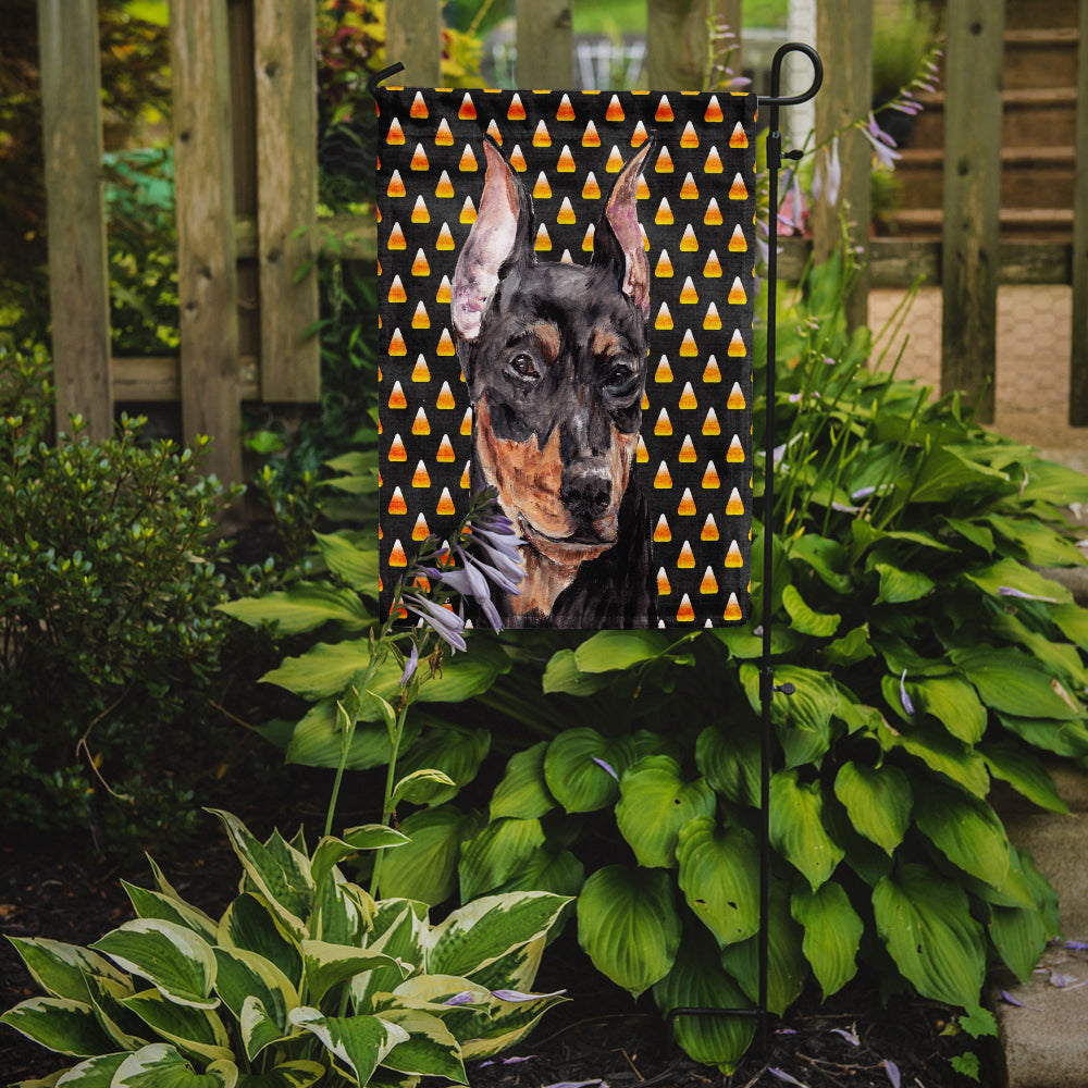 German Pinscher Candy Corn Halloween Flag Garden Size SC9668GF  the-store.com.